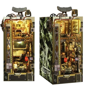 Бук Нук Військова база конструктор Book Nook Military Base JTSL-18