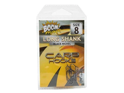 Гачок для мирної риби BOOM Long Shank №8 (10 шт/уп) (Black Nickel)
