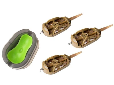Фідерний набір Fishing ROI 50г+50г+60г (3 кормушки+топталка)