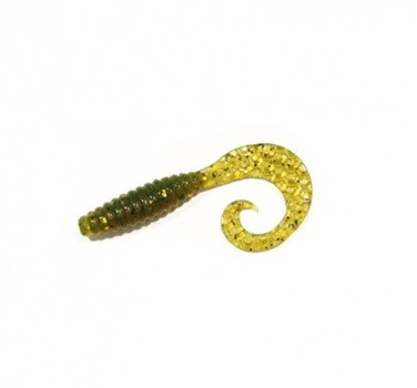 Приманка Bait Breath Curly Grub 3,5" (10шт) (Ur868 Motoroil-EX),FS0633897