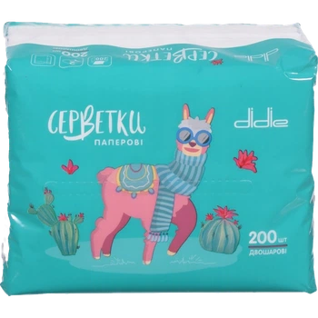 Серветки Didie Лама 2-х шарові 200 шт.