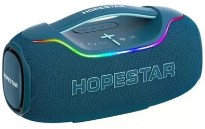 Бездротова колонка Bluetooth HOPESTAR A80 MINI 36W 6000mAh IPX6 синій