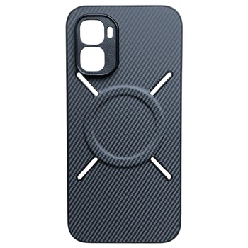 Чехол Carbon Shield with Ring для Infinix GT 50 Pro с поддержкой беспроводной зарядки blue