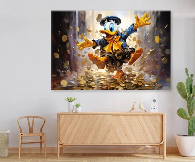 Картина Скрудж чарівні монети 90x60 см (Код товара:idea2237) -
