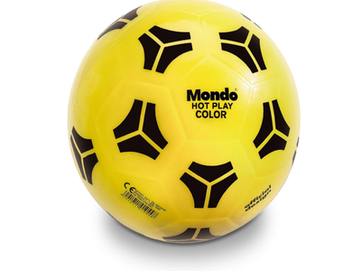 Детский футбольный мяч Mondo BioBall Hot Shot 23 см, био-ПВХ, желтый