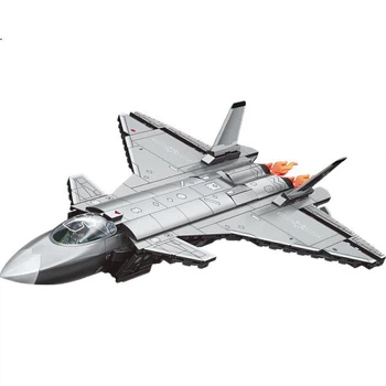 Конструктор Senbao Маленький світ, великі мрії Винищувач-невидимка J-20 576 деталей