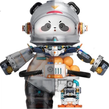 Конструктор Weiji Guardian Panda Космонавт