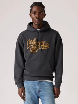 Худи утепленное мужское Levi`s 869573087 L Черное (1160398643)