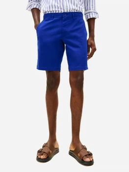 Шорты хлопковые короткие мужские Tommy Hilfiger 244662108 40 Синие (1160365709)