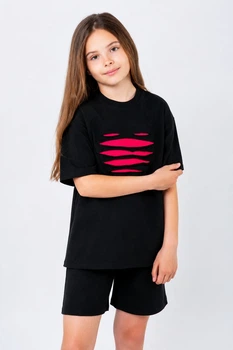 Комплект для девочек АвексТекс 04-2772-144В 134 см черный