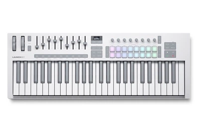 MIDI-клавіатура Novation Launchkey 49 MK4 White Edition (NOV-LKEY-49-MK4-W)