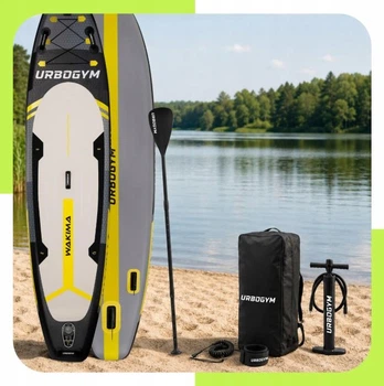 SUP доска для плавания надувная SUP URBOGYM Wakima 350 см сап с веслом, ручным насосом и аксессуарами