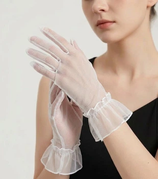 Жіночі рукавички s/m/l білий (30r011/1)