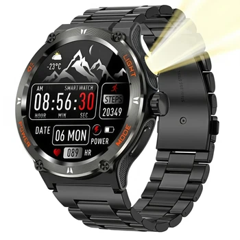 Смарт-годинник Smart Advanture Steel Black OLED 360x360 мм Полікарбонат Чорний