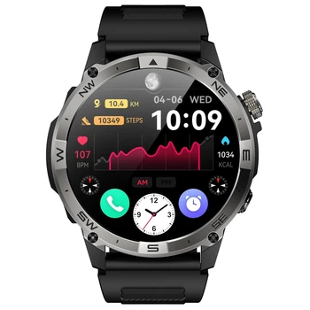 Розумний годинник North Edge GPS Smart Titan AMOLED 47,5х12,5 мм Сталь Чорний