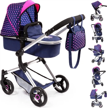 Коляска для ляльки Bayer Design Combi Neo Vario 18454AA Темно-синя (4003336184549)