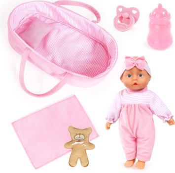 Лялька Bayer Baby висота 28 см в переносці (4003336418439)