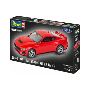 Сборная модель Revell модель автомобиль Ford Mustang GT 2024, уровень 2, 125 (RVL-07743)