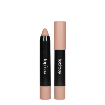Помада-олівець для губ матова Focus Point Matte Lippaint TopFace PT154 №001 Ніжний бежево-нюдовий, 3,5 г