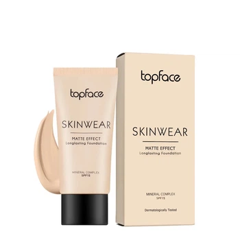 Тональний крем матуючий SkinWear SPF15 TopFace PT468 №01 Світло-бежевий, 30 мл