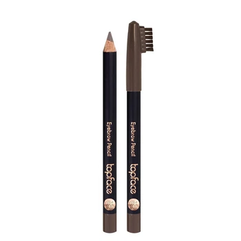 Олівець для брів зі щіточкою EyeBrow Pencil TopFace PT611 №06 Насичений коричневий, 1,14 г