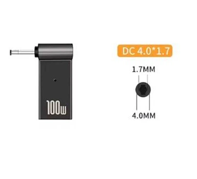 Перехідник адаптер USB Type-C - 4.0*1.7 mm для Lenovo, PD тригер 100W