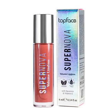 Блиск для губ Supernova Volume TopFace PT209 №008 Рожево-пудровий нюд, 4 мл