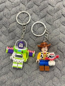 Парные брелоки Toy Story Базз Лайтер (Buzz Lightyear) и Вуди (Woody) Лего История Игрушек Брелки