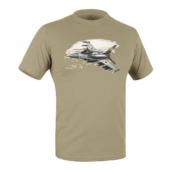 Футболка з малюнком P1G F-16 Tan 499 2XL (UA281-29898-TN-F16)