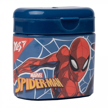 Точилка подвійна "YES" /620550/ "Marvel.Spiderman" з контейнером, з кришкою