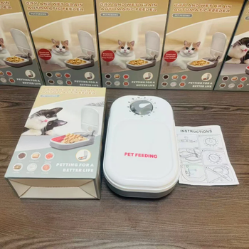 Автоматическая Кормушка для кошек/собак "Dry and Wet Grain" с таймером (Pet Feeder AND1494)