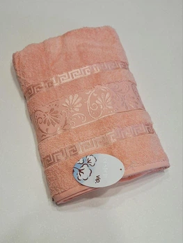Полотенце махровое банное Cestepe VIP Cotton Светло-коралловое 70*140 см
