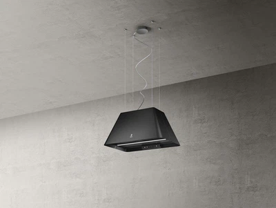 Потолочная островная вытяжка Elica IKONA LIGHT BL MAT/F/60 Черный матовый люстра-вытяжка