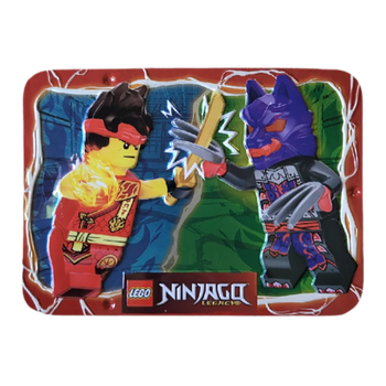 Конструктор Lego Kai vs. Wolf Mask Warrior Metal Box Ninjago 112502 njo0947 njo0895