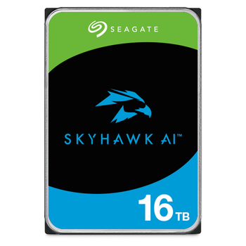 Жорсткий диск 3.5" Seagate SkyHawk AI 16TB SATA 512MB 7200 об/хв 6 ГБіт/с Black (ST16000VE004)