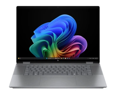 Ноутбук Ноутбук 2в1 HP OmniBook X Flip AI 16-ar0216nw OLED 16" Ryzen AI 7 350 24ГБ ОПЕРАТИВНОЇ ПАМ'ЯТІ 1ТБ Диск SSD Win11 Срібний Функції AI