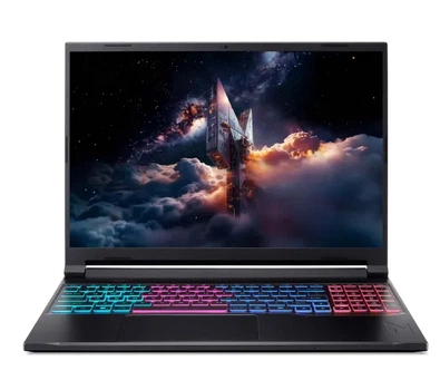 Ноутбук Ноутбук ігровий Acer Nitro V 16S AI ANV16S-41 16" 180Гц R7 260 16ГБ ОПЕРАТИВНА ПАМ'ЯТЬ 1ТБ Диск SSD RTX5050 DLSS4 Чорний Функції AI