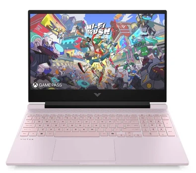 Ноутбук Ноутбук ігровий HP Victus 15-fa2115nw 15,6" 144Гц Core 7 240H 24ГБ ОПЕРАТИВНОЇ ПАМ'ЯТІ 1ТБ Диск SSD RTX5060 DLSS4 Win11 Рожевий Функції ШІ