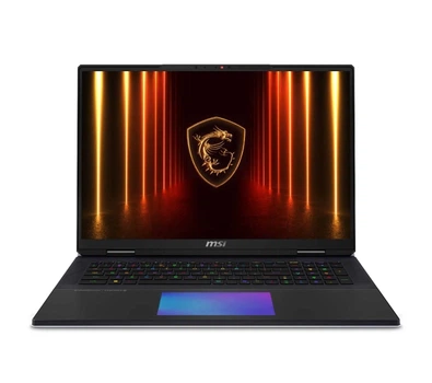 Ноутбук Ноутбук ігровий MSI Titan 18 HX AI A2XWIG-220PL 18" 120Гц Ultra 9 285HX 64ГБ ОПЕРАТИВНОЇ ПАМ'ЯТІ 6ТБ Диск SSD RTX5080 DLSS4 Win11 Pro Чорний+Комплект АКЦ AI