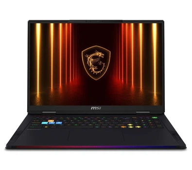 Ноутбук Ноутбук ігровий MSI Raider 18 HX AI A2XWIG-222PL 18" 120Гц Ultra 9 285HX 64ГБ ОПЕРАТИВНОЇ ПАМ'ЯТІ 4ТБ Диск SSD RTX5080 DLSS4 Win11 Чорний Функції AI