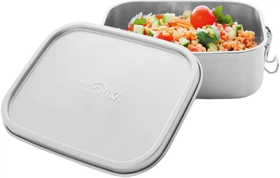 Ланч-бокс Tatonka Lunch Box I 800 Lock нержавеющая сталь 1000 мл герметичный для путешествий и школы