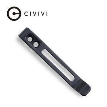 Клипса карманная Civivi нержавеющая сталь 50х6,8 мм черная