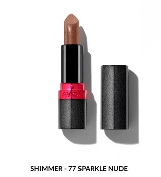 AVON Зволожувальна мерехтлива губна помада «Ультра» , 77 Sparkle Nude - Іскристий Нюд, 3,6 г
