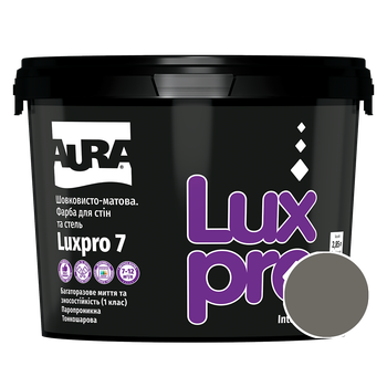 Фарба інтер'єрна Aura Luxpro 7 RAL 7039 (кварцово-сірий) шовковисто-матова TR 2,25 л