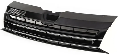 Передняя решетка Черный глянец (без эмблемы) для Volkswagen T5 2010-2015 гг