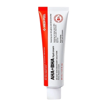 Крем для обличчя з комплексом кислот AHA BHA 28 Days Hyal Cream Medi-Peel 30 мл 8809409348667