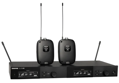 Podwójny cyfrowy system bezprzewodowy do instrumentów Shure SLXD14DE-J53 (562-606 MHz) (0042406678148)