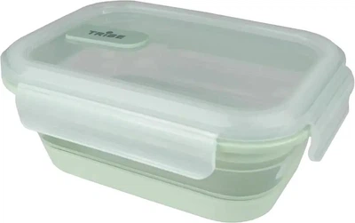 Контейнер для еды Tribe Collapsible Container 800 мл складной силиконовый герметичный BPA-free для походов и микроволновки Mint