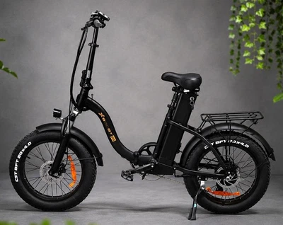 Електровелосипед X-BOOST 002 Батарея 18 Aмпер, 600 Ват складной на 20" колесах, Быстрый електрофетбайк для города