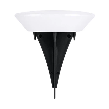 Вуличний світильник Lesko Disk lights HP-2315 Білий світло декоративний садовий лід ліхтар